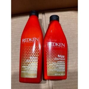 Redken frizz dismiss shampoo and conditioner hair care